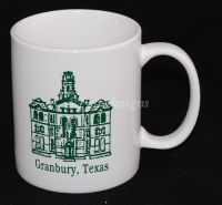 Granbury Texas HOOD COUNTY COURTHOUSE Coffee Mug